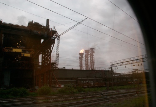 A steel plant near Vologda.